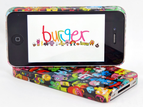 Burgerdoodles iPhone 4S/4 Case